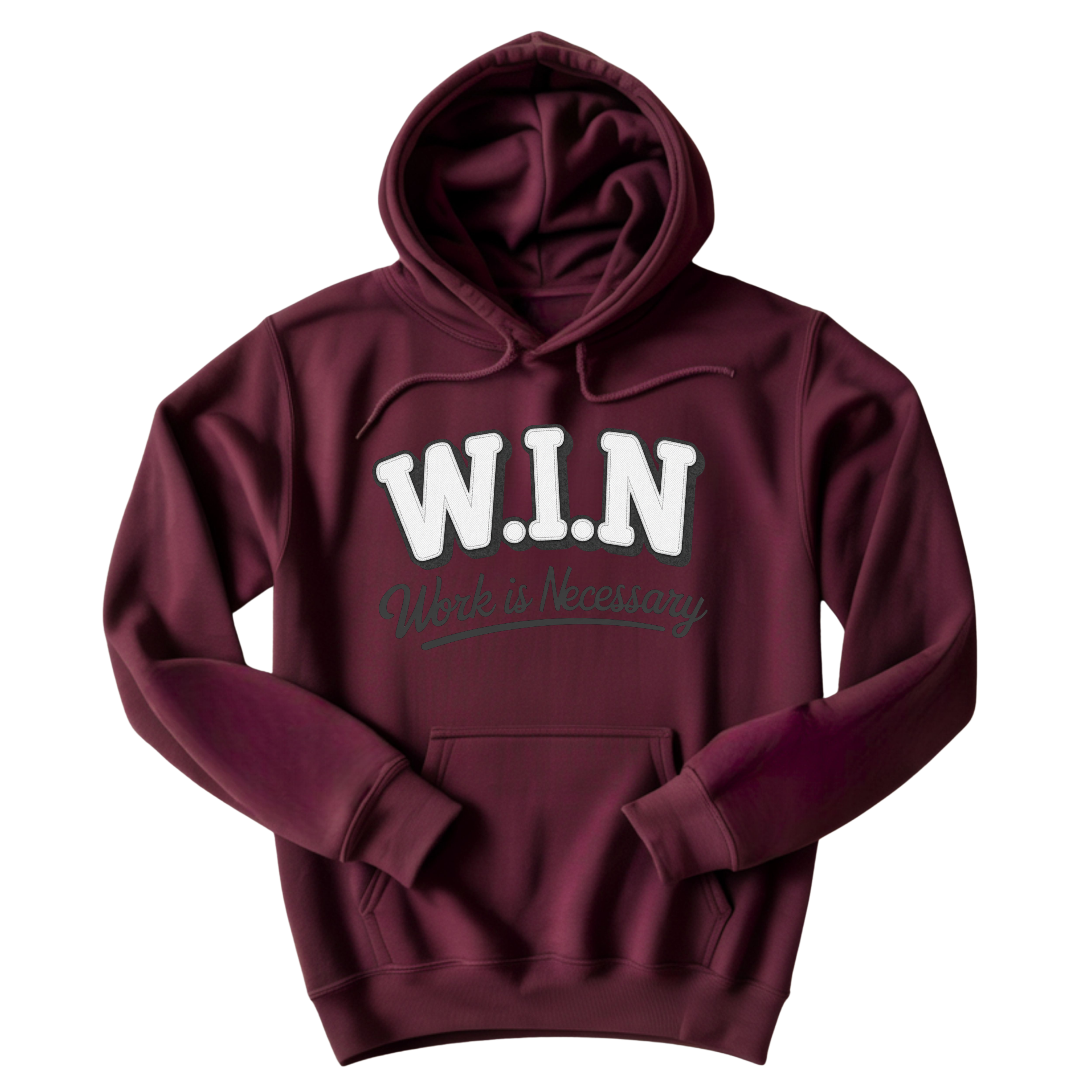 W.I.N. "Work is Necessary" Heavyweight Pullover Hoodie