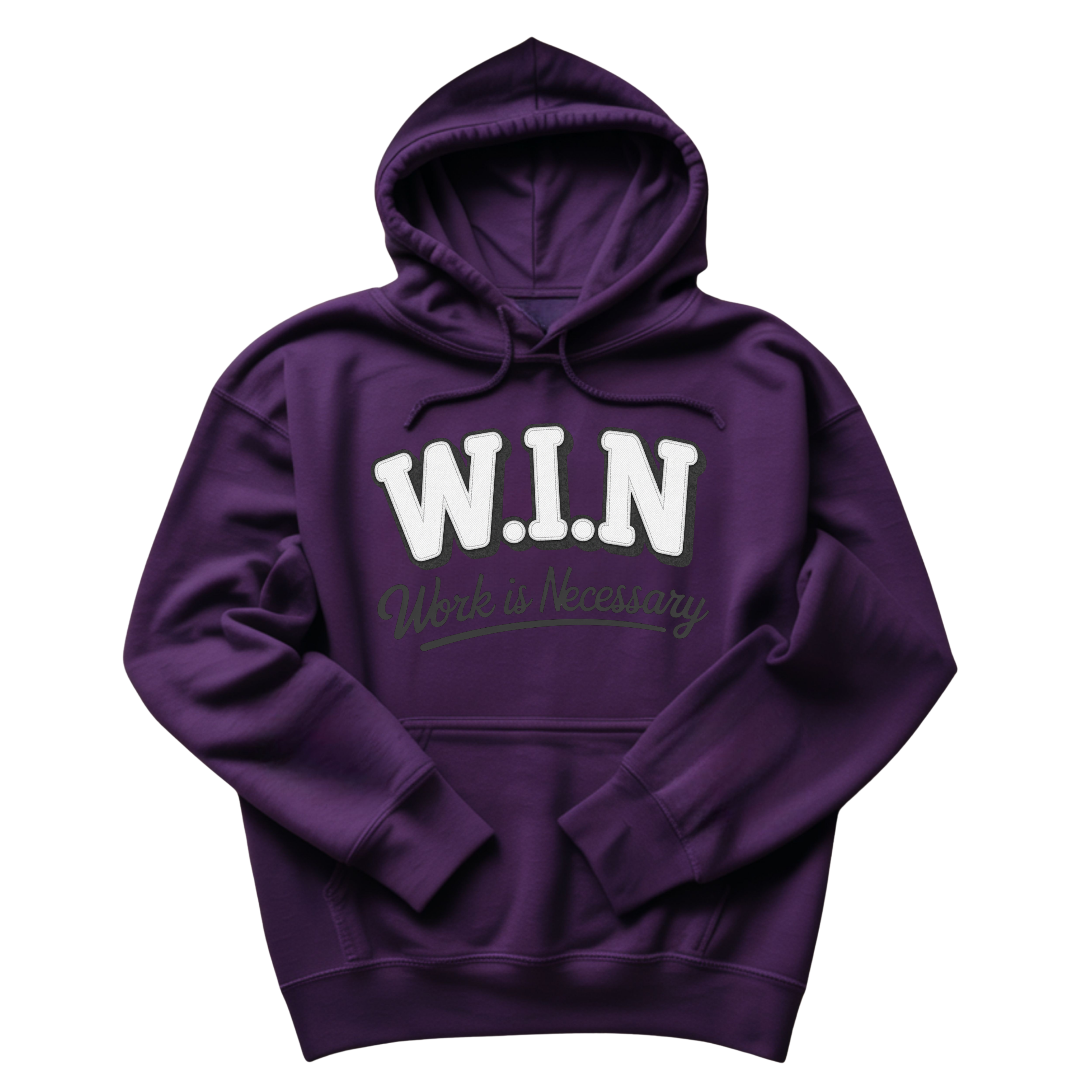 W.I.N. "Work is Necessary" Heavyweight Pullover Hoodie