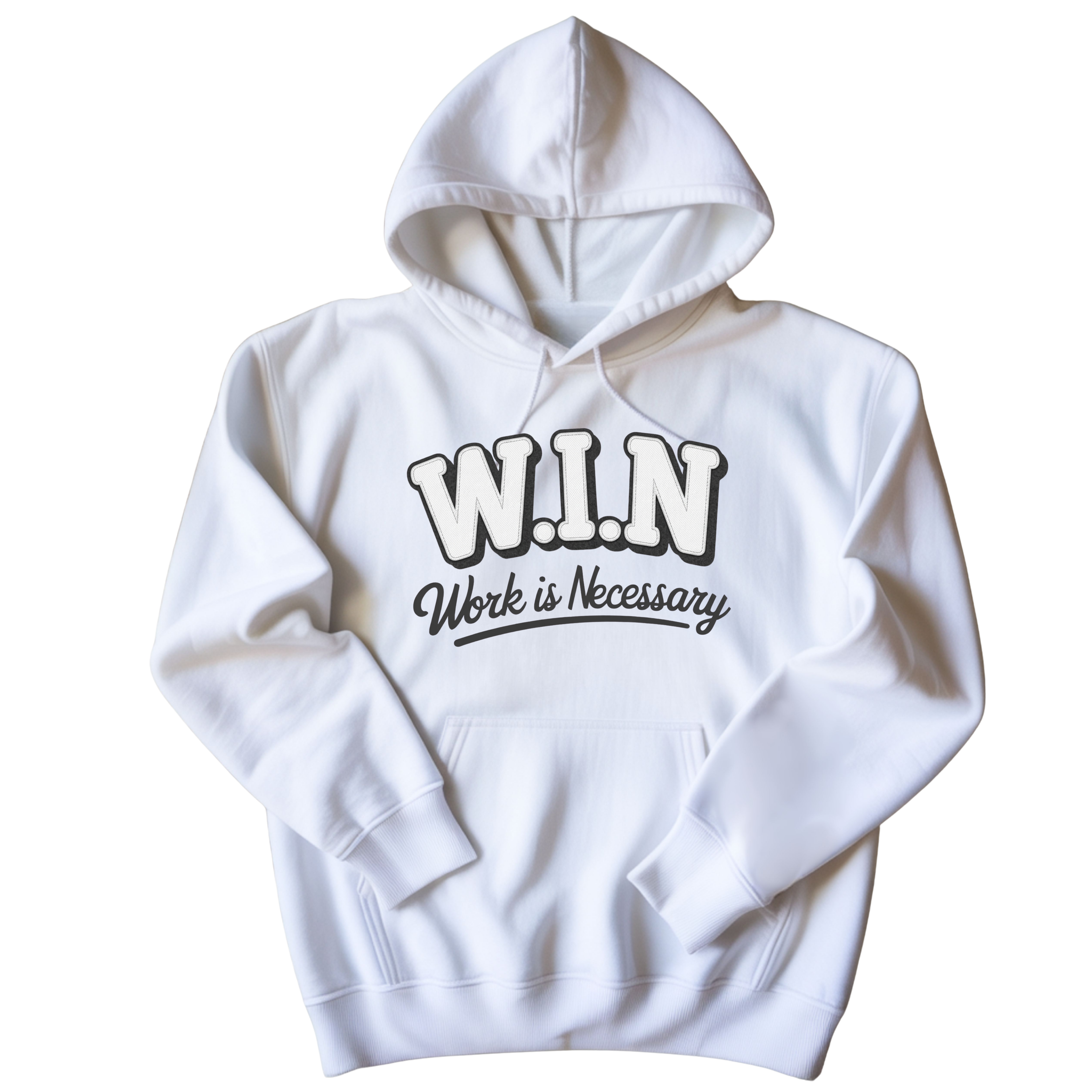 W.I.N. "Work is Necessary" Heavyweight Pullover Hoodie